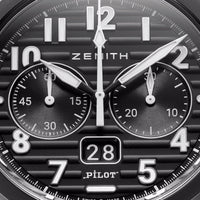 Zenith Pilot Big Date Flyback 42.5mm Automatic Watch 49.4000.3652/21.I001 - Michael Jones Jeweller