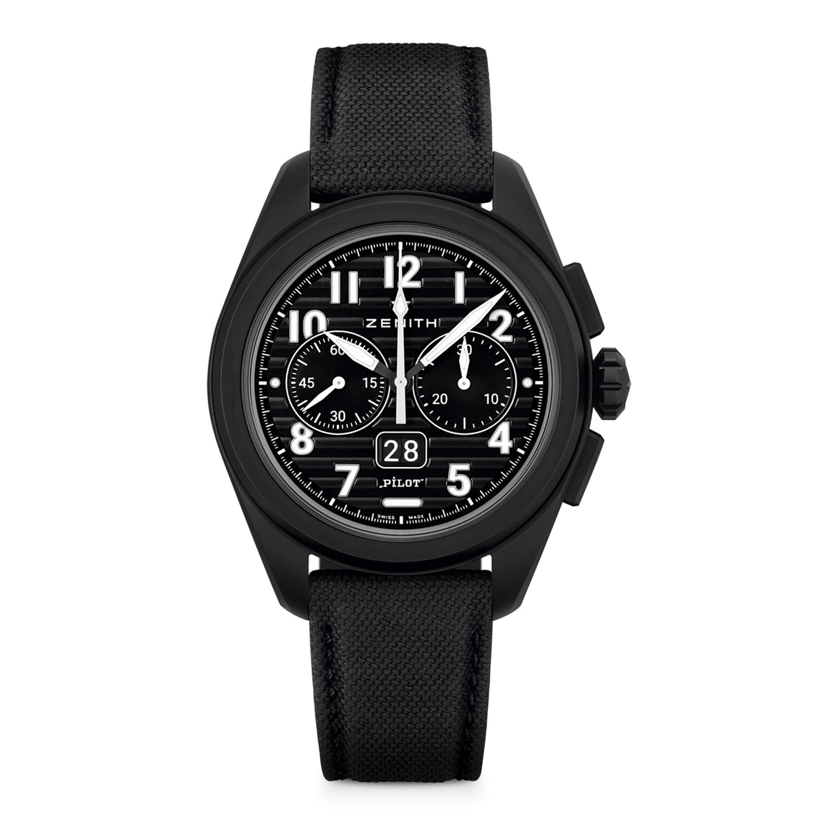Zenith Pilot Big Date Flyback 42.5mm Automatic Watch 49.4000.3652/21.I001 - Michael Jones Jeweller