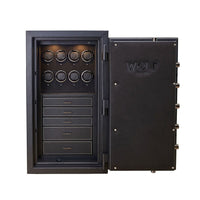 WOLF Athos 8 Piece Watch Winder and Jewellery Safe - ONLINE EXCLUSIVE