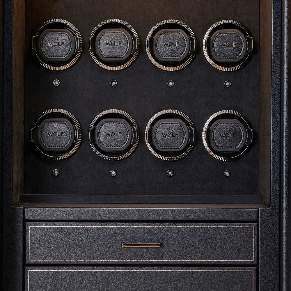 WOLF Athos 8 Piece Watch Winder and Jewellery Safe - ONLINE EXCLUSIVE - Michael Jones Jeweller