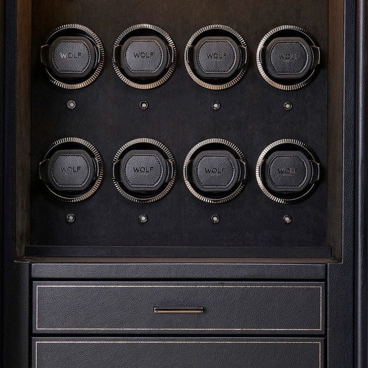 WOLF Athos 8 Piece Watch Winder and Jewellery Safe - ONLINE EXCLUSIVE