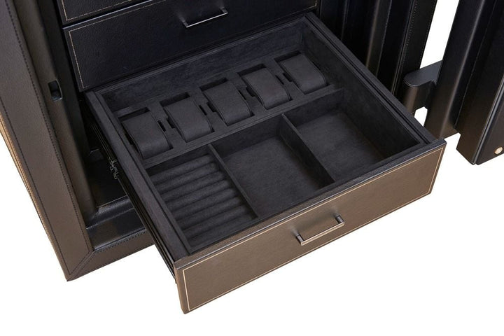 WOLF Athos 8 Piece Watch Winder and Jewellery Safe - ONLINE EXCLUSIVE