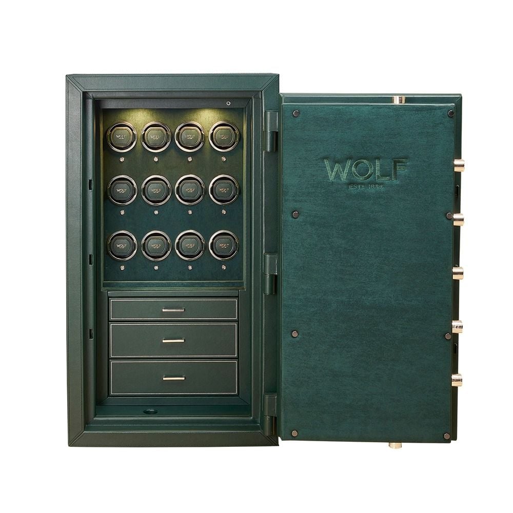 WOLF Athos 12 Piece Watch Winder and Jewellery Safe - ONLINE EXCLUSIVE - Michael Jones Jeweller