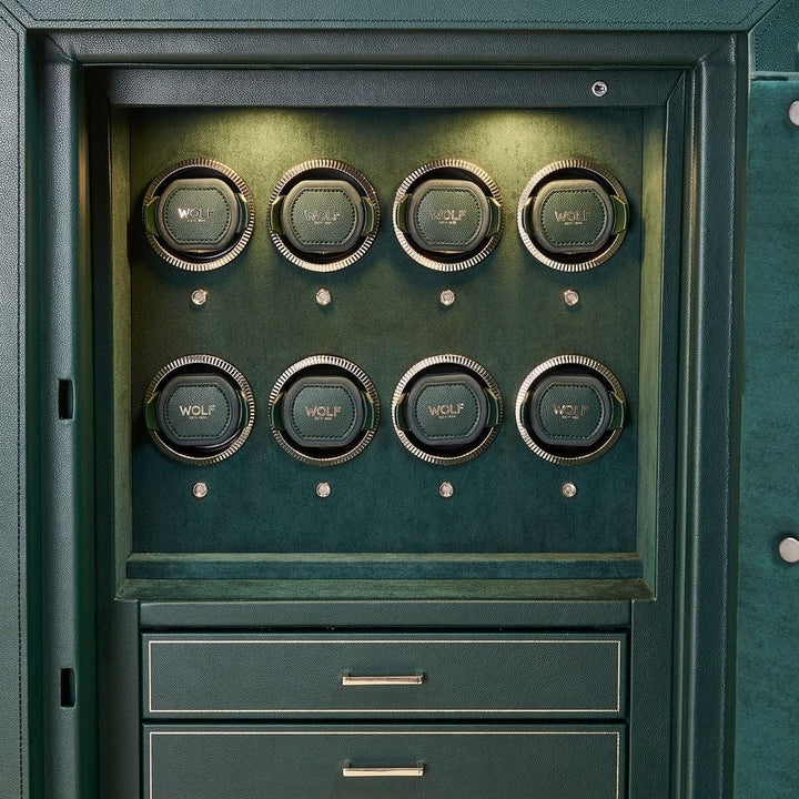 WOLF Athos 12 Piece Watch Winder and Jewellery Safe - ONLINE EXCLUSIVE