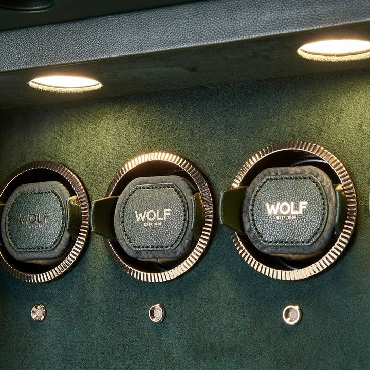 WOLF Athos 12 Piece Watch Winder and Jewellery Safe - ONLINE EXCLUSIVE