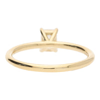 Diamond 0.50ct Emerald Cut 18ct Yellow Gold Solitaire Ring