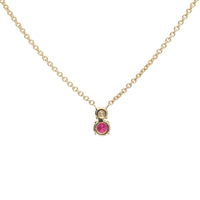 Ruby and Diamond 18ct Yellow Gold Necklace