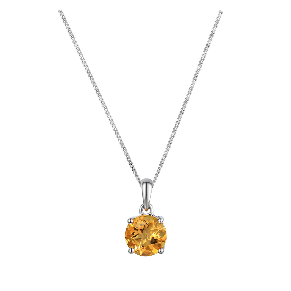 Amore Purity Citrine Necklace - Michael Jones Jeweller