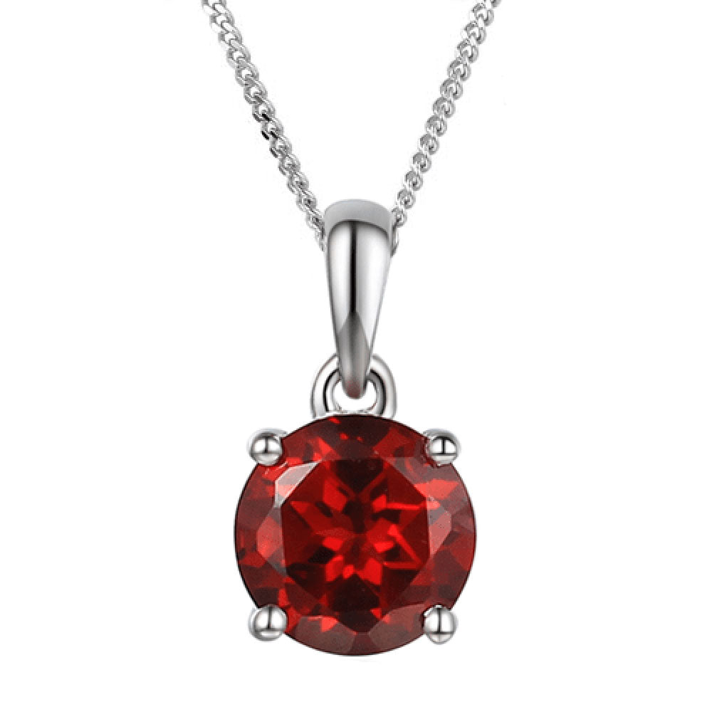 Amore Purity Garnet Necklace - Michael Jones Jeweller