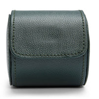 WOLF British Racing Green Single Watch Roll - Michael Jones Jeweller