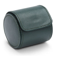 WOLF British Racing Green Single Watch Roll - Michael Jones Jeweller
