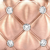 Fabergé Crown Quilted Ring with Diamonds (L.5)