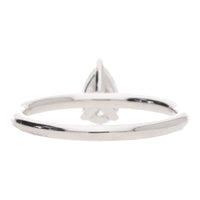 Diamond 0.50ct Platinum Pear Shape Solitaire Ring