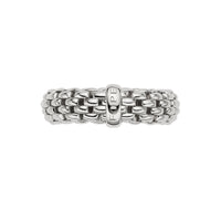 FOPE Flex'it Essentials 18ct White Gold Ring Large