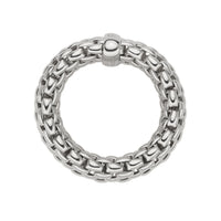 FOPE Flex'it Essentials 18ct White Gold Ring Large