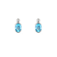 Amore Spicy Blue Topaz Earrings