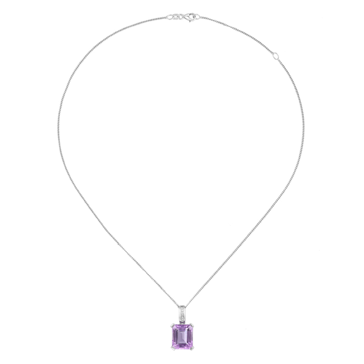 Amore Lavender Amethyst Necklace - Michael Jones Jeweller