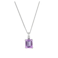 Amore Lavender Amethyst Necklace - Michael Jones Jeweller