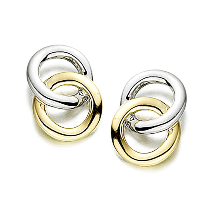 Amore Gracy Double Circle Stud Earrings