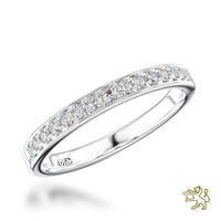 Memoire Classic Bridal 0.24ct Diamond Platinum Ring - Michael Jones Jeweller