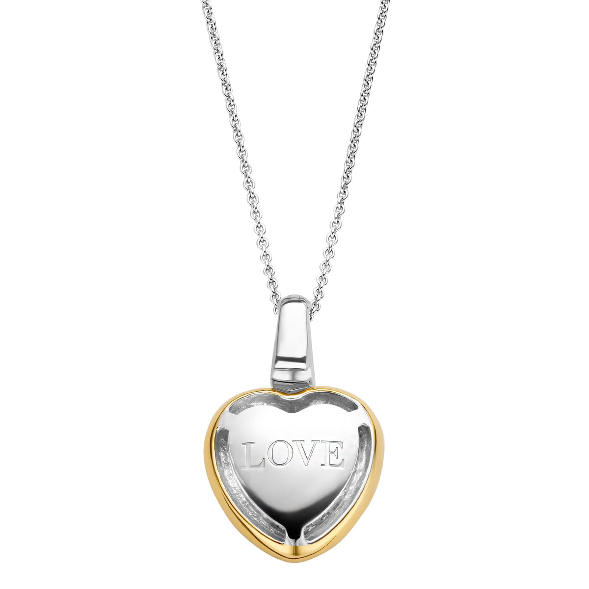 Ti Sento Pavé Cubic Zirconia Heart Pendant - Michael Jones Jeweller