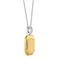 Ti Sento Yellow Gold Plated Cubic Zirconia Locket Pendant 6808ZY