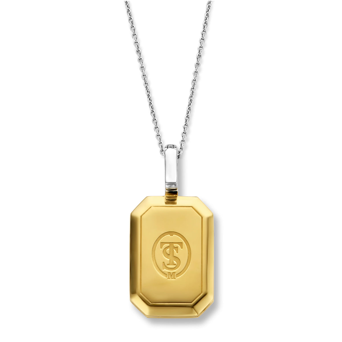 Ti Sento Yellow Gold Plated Cubic Zirconia Locket Pendant 6808ZY - Michael Jones Jeweller