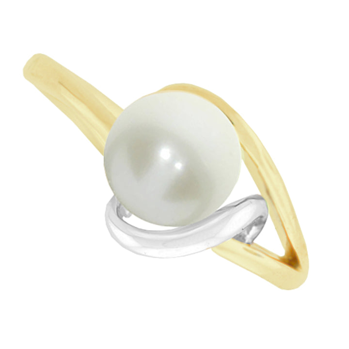Amore Freshwater Pearl 9ct Yellow Gold Ring
