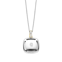 Ti Sento Yellow Gold Plated Grey Crystal and Cubic Zirconia Cluster Pendant - Michael Jones Jeweller