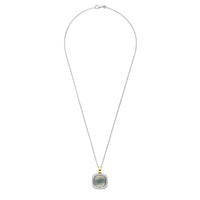 Ti Sento Yellow Gold Plated Grey Crystal and Cubic Zirconia Cluster Pendant - Michael Jones Jeweller