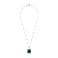Ti Sento Yellow Gold Plated Dark Blue Crystal Pendant 6836DB - Michael Jones Jeweller