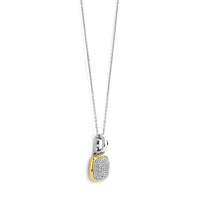 Ti Sento Yellow Gold Plated Cubic Zirconia Pendant - Michael Jones Jeweller