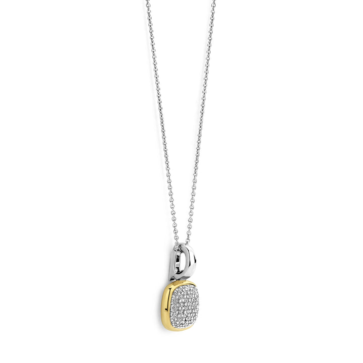 Ti Sento Yellow Gold Plated Cubic Zirconia Pendant - Michael Jones Jeweller