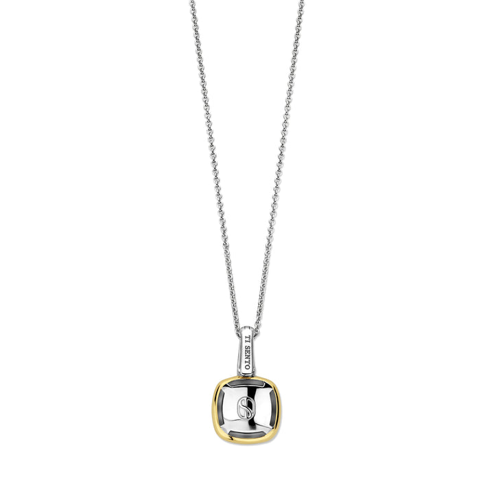 Ti Sento Yellow Gold Plated Cubic Zirconia Pendant - Michael Jones Jeweller