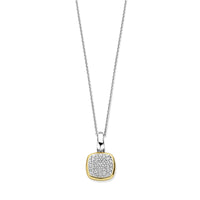 Ti Sento Yellow Gold Plated Cubic Zirconia Pendant - Michael Jones Jeweller