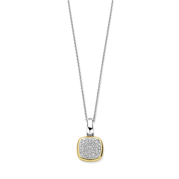 Ti Sento Yellow Gold Plated Cubic Zirconia Pendant - Michael Jones Jeweller