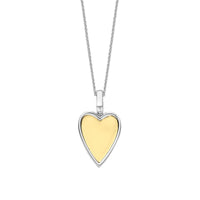 Ti Sento Yellow Gold Plated Cubic Zirconia Heart Pendant 6842ZY