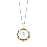 Ti Sento Yellow Gold Plated Multicoloured Cubic Zirconia Scatter Stardust Pendant 6844MC - Michael Jones Jeweller