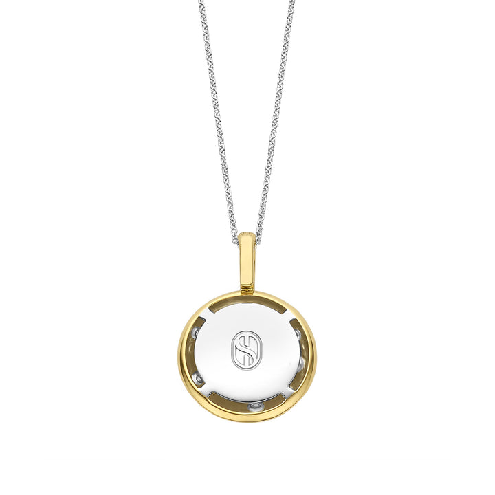 Ti Sento Yellow Gold Plated Cubic Zirconia Scatter Stardust Pendant 6844ZY
