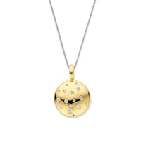 Ti Sento Yellow Gold Plated Cubic Zirconia Scatter Stardust Pendant 6844ZY