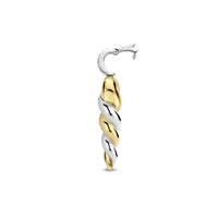 Ti Sento Yellow Gold Plated Cubic Zirconia Twisted Pendant 6845ZY - Michael Jones Jeweller