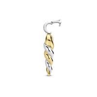 Ti Sento Yellow Gold Plated Cubic Zirconia Twisted Pendant 6845ZY