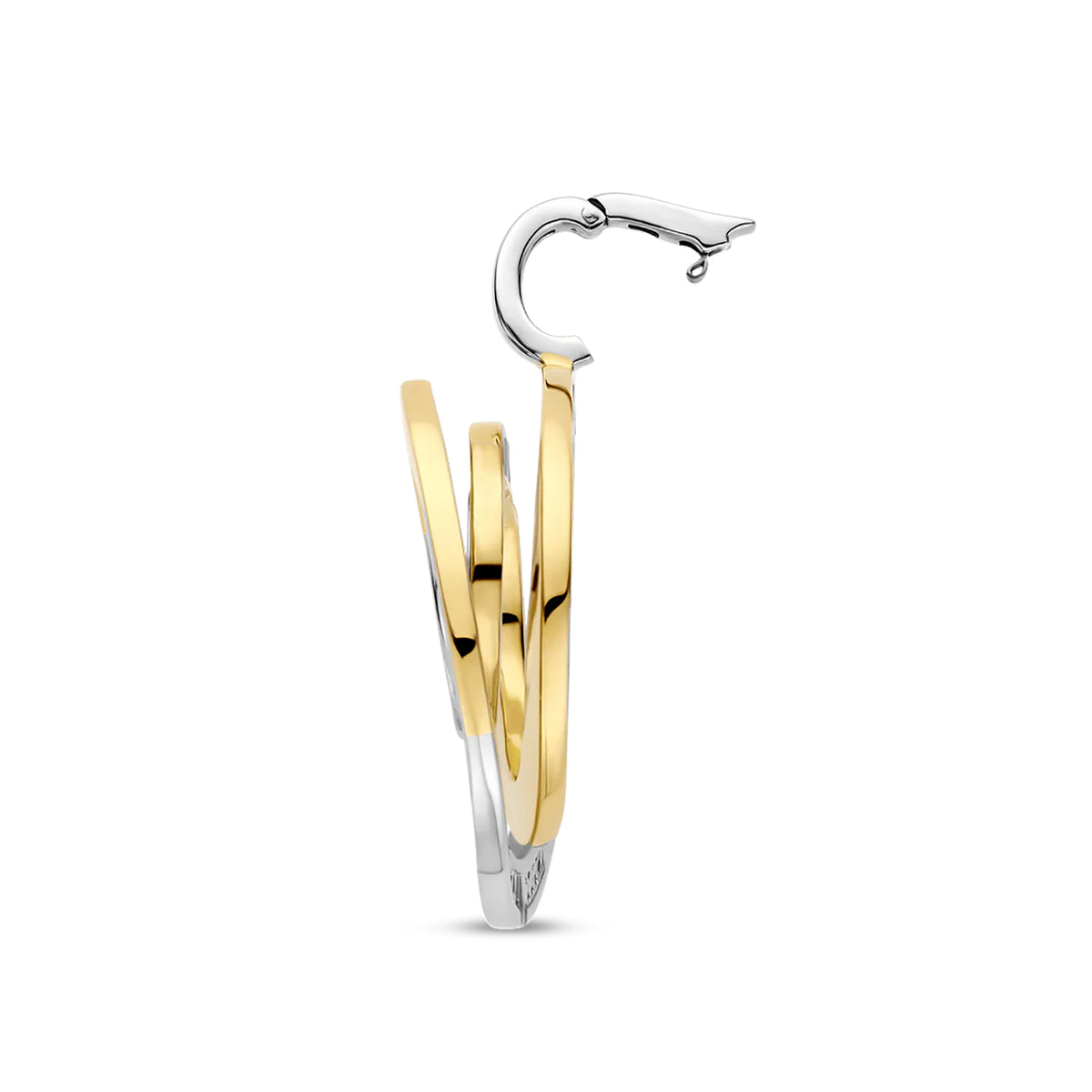 Ti Sento Yellow Gold Plated Cubic Zirconia Swirl Pendant 6851ZY - Michael Jones Jeweller