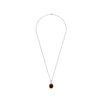 Ti Sento Yellow Gold Plated Brown Crystal and Cubic Zirconia Pendant 6852SQ