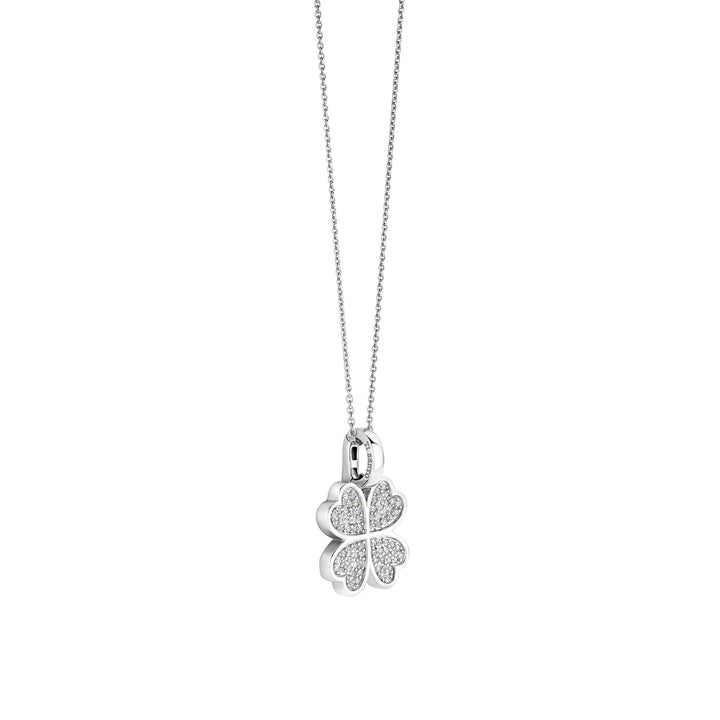 Ti Sento Cubic Zirconia Clover Pendant 6856ZI