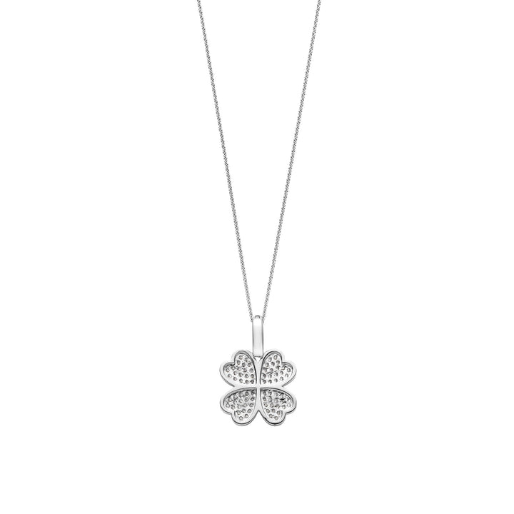 Ti Sento Cubic Zirconia Clover Pendant 6856ZI - Michael Jones Jeweller