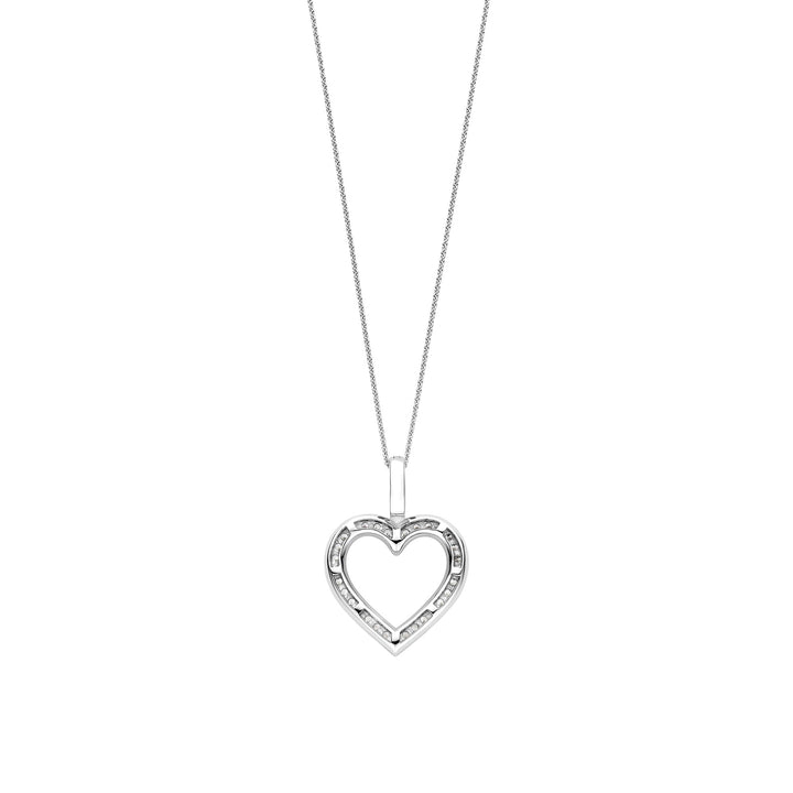 Ti Sento Cubic Zirconia Heart Pendant 6859ZI