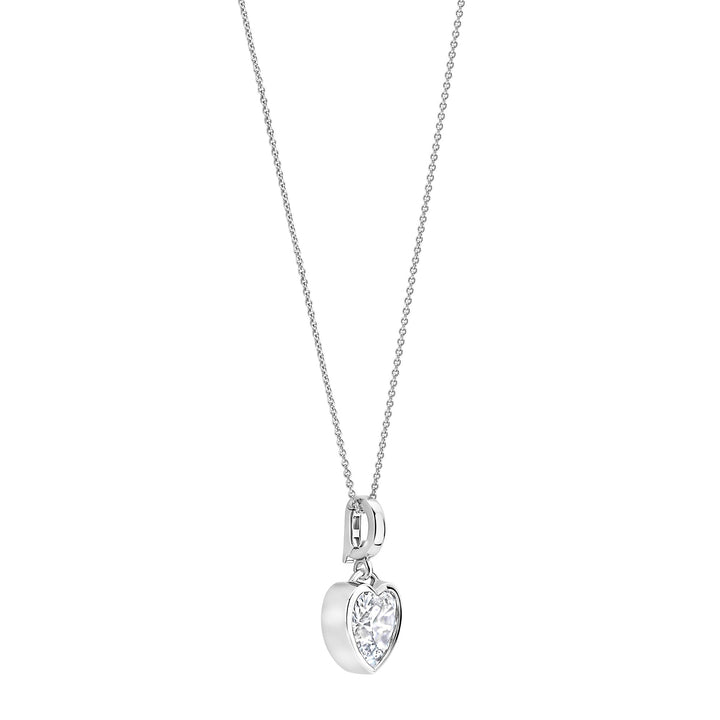 Ti Sento Cubic Zirconia Heart Necklace 6861ZI