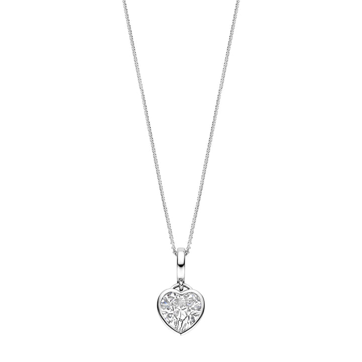 Ti Sento Cubic Zirconia Heart Necklace 6861ZI