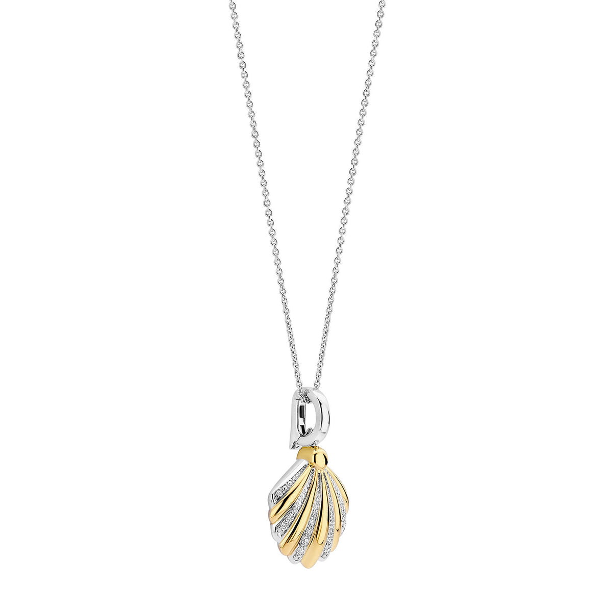 Ti Sento Yellow Gold Plated Shell Pendant 6863ZY